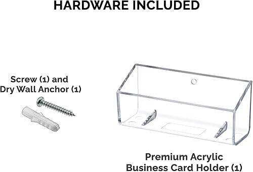 Miniatura 3 de Marketing Holders Paquete de 10 soportes colgantes para tarjetas de visita para citas y tarjetas de regalo de 3.5 x 2 pulgadas en instalaciones