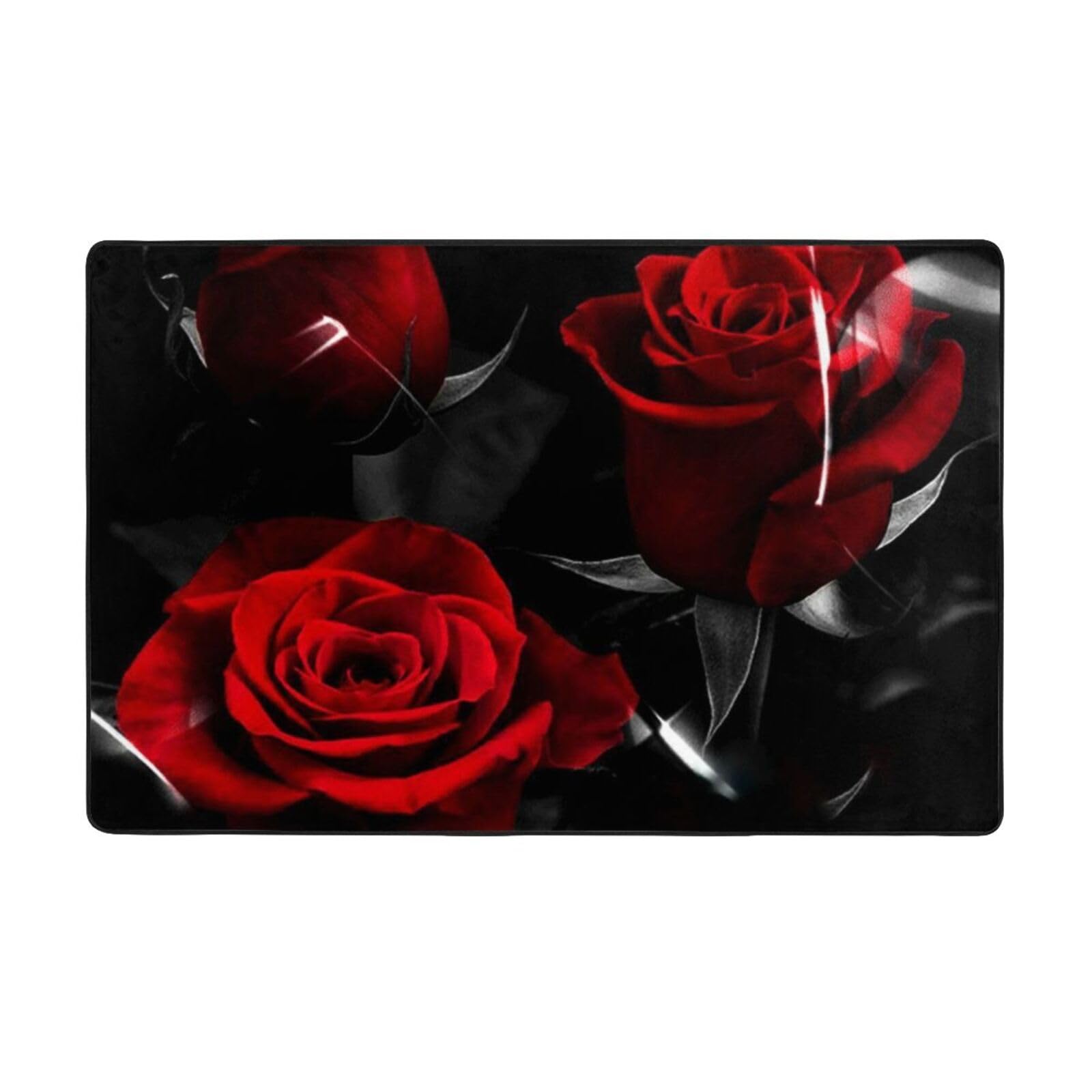 Tapis de sol rose rouge flanelle 150x100 crée un salon chaleureux