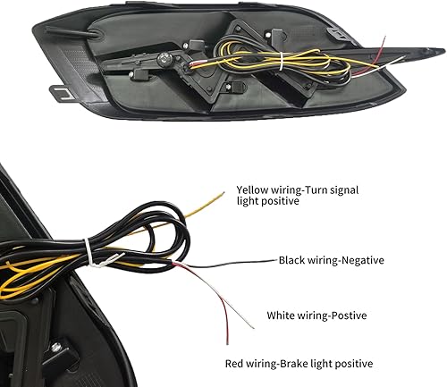 Miniatura 3 de Luz LED para parachoques trasero para Honda Civic LX EX Touring Sedan 2016 2017 2018 2019 2020 2021 Honda Civic LX EX Touring Sedan parachoques