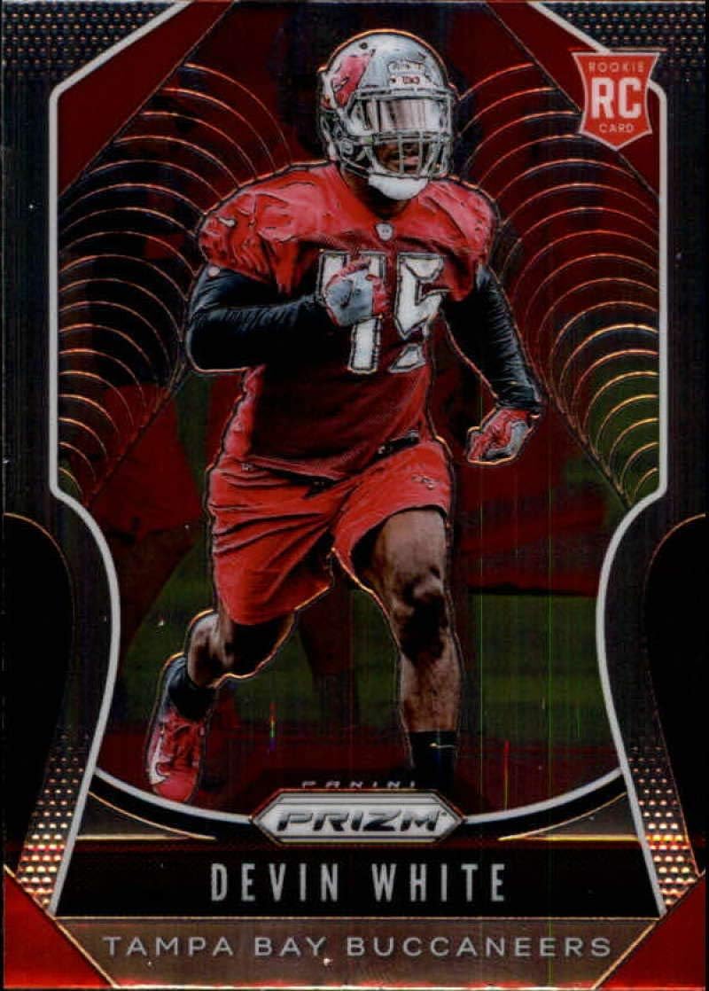 2019 Panini Prizm #312 Devin White RC Rookie Tampa Bay Buccaneers NFL Football Trading Card