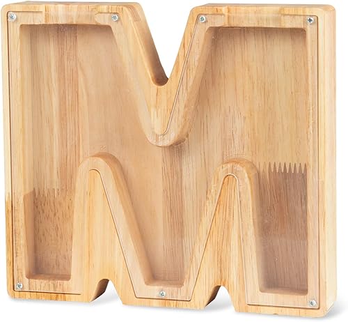 Alcancía de madera, nombre y texto personalizado, caja de dinero, alcancía de madera, regalo educativo para niños, regalo de cumpleaños de Navidad,