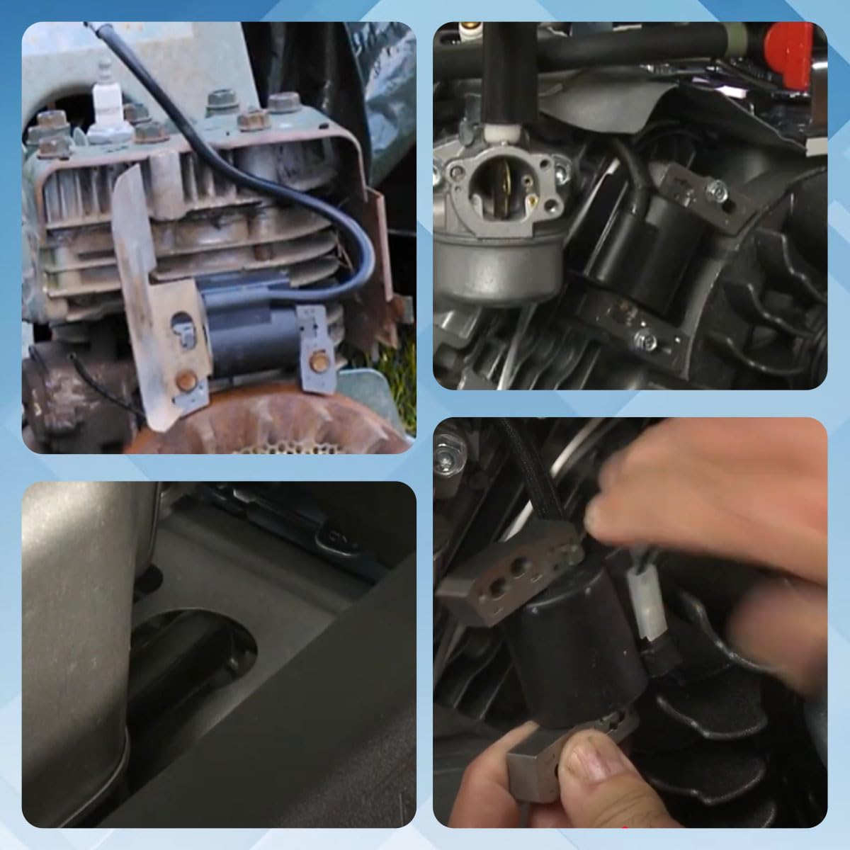 Zündspule für BS 796964 802574 695711 555530 557040 590454 | 492416 493237 491760 692605 12A100 121A12 110432 110492 FT50 JS1150 CS3310 Handrasenmäher Kleinmotoren