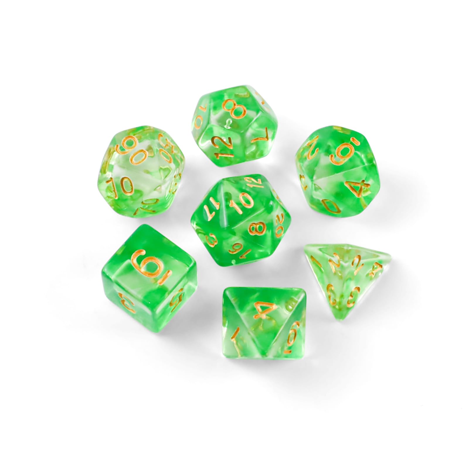 QUTHZZHY D6 Würfel Set, Polyedrische Würfel, 10 DND Dice Spi