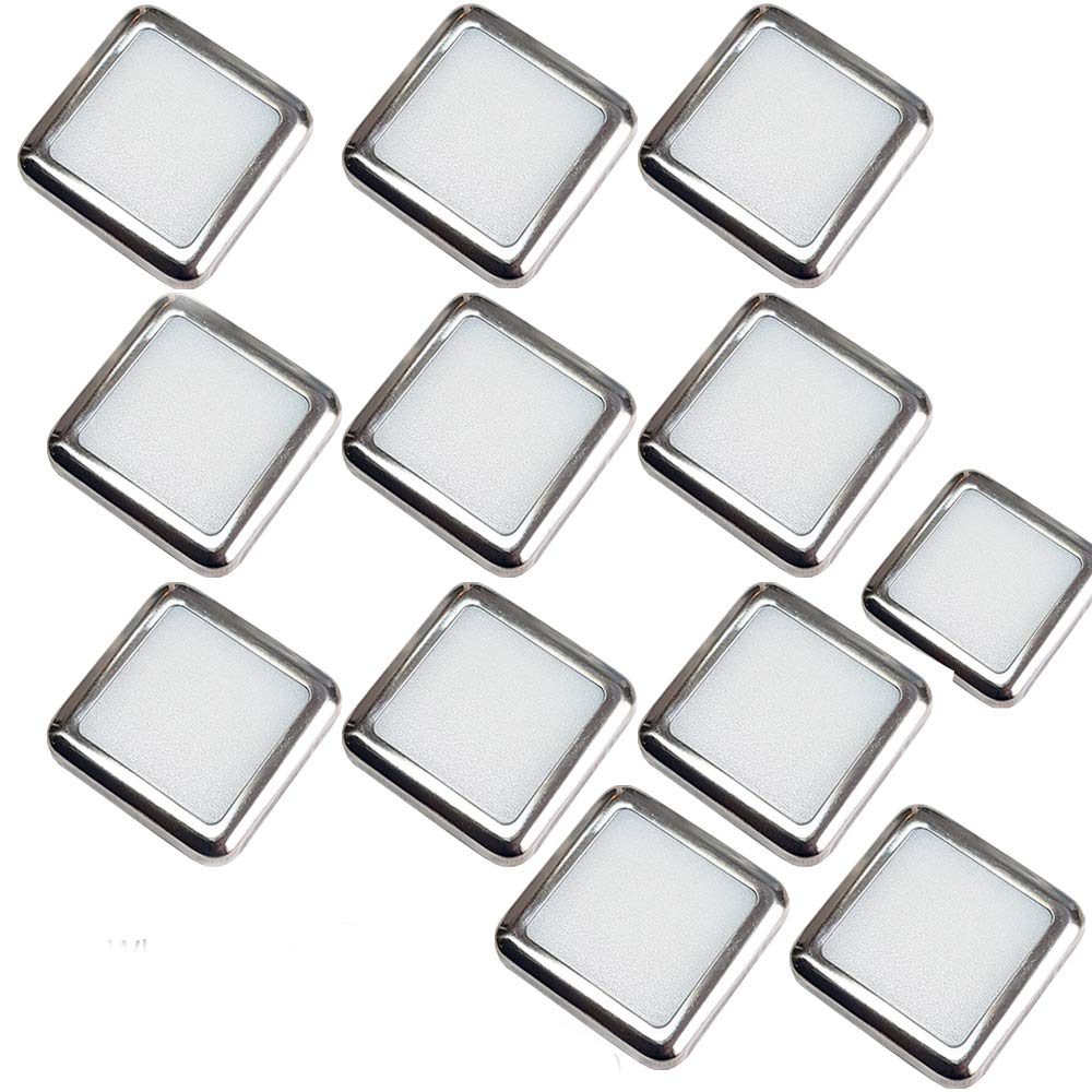 Premium 12-Watt Square Led Plinth Light Kit For Kitchen And Bathroom from B&Q