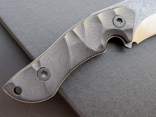 Miniatura 5 de Eafengrow EF106 Cuchillos de hoja fija, cuchillo táctico fijo con funda, hoja de acero 440C y mango antideslizante G10 cuchillo de supervivencia al