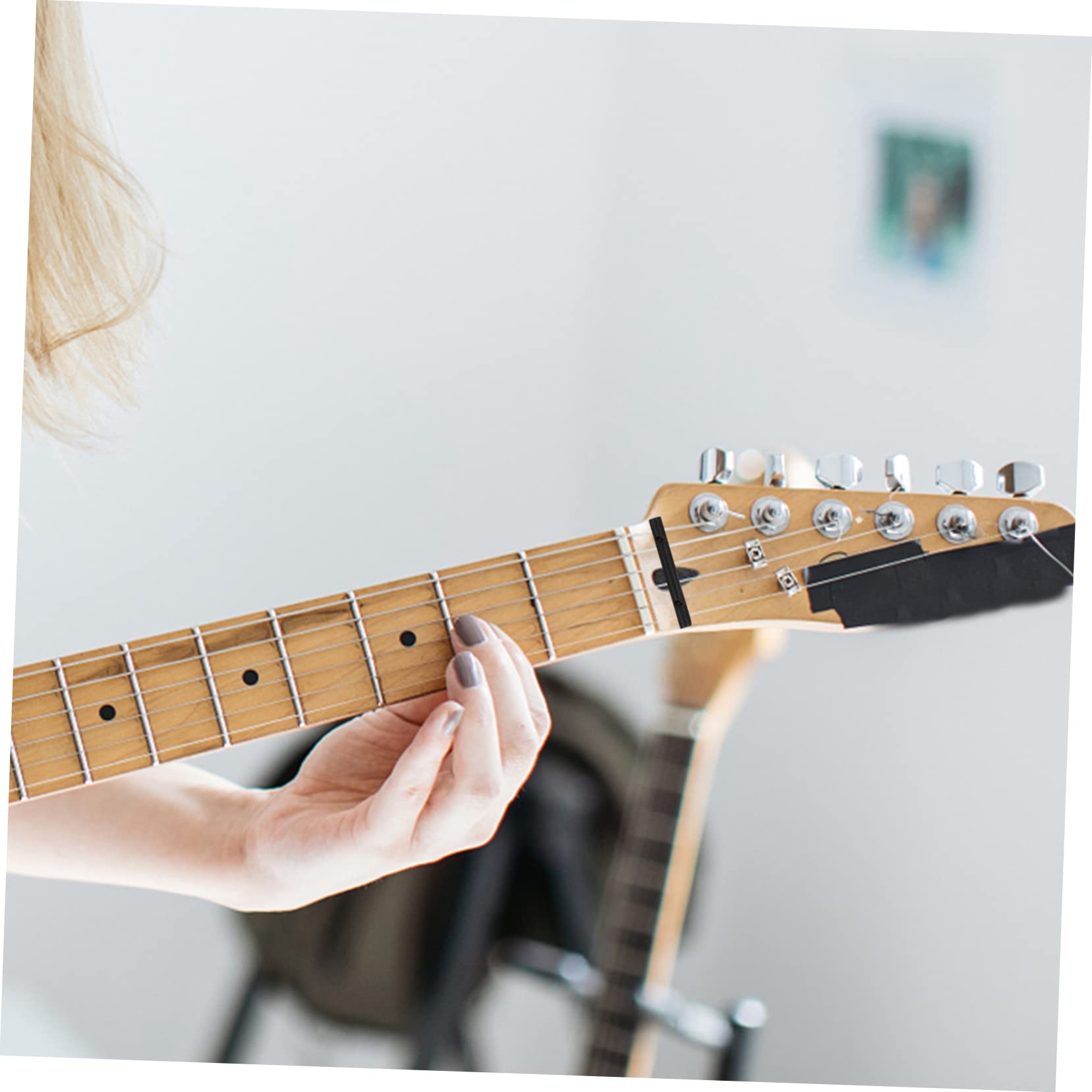 Toyvian 5sets Barre Di Ritenzione Corde Per Chitarra Elettrica Di Materiale Resistente e Leggero Stabilizzatori Per Corde Facili Da Installare e Utilizzare