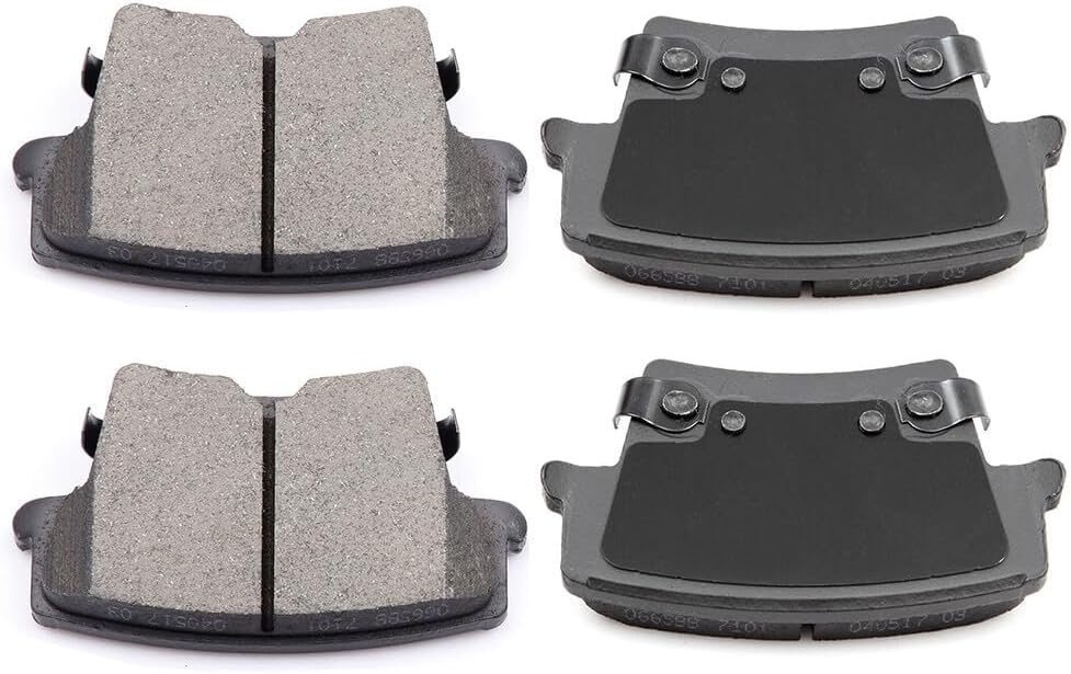 ECCPP D1057-7964 Rear Ceramic Disc Brake Pad Set Fit For Chrysler 300 2005-2019,For Dodge Challenger 2009-2019,For Dodge Charger 2006-2019,For Dodge Magnum 2005-2008