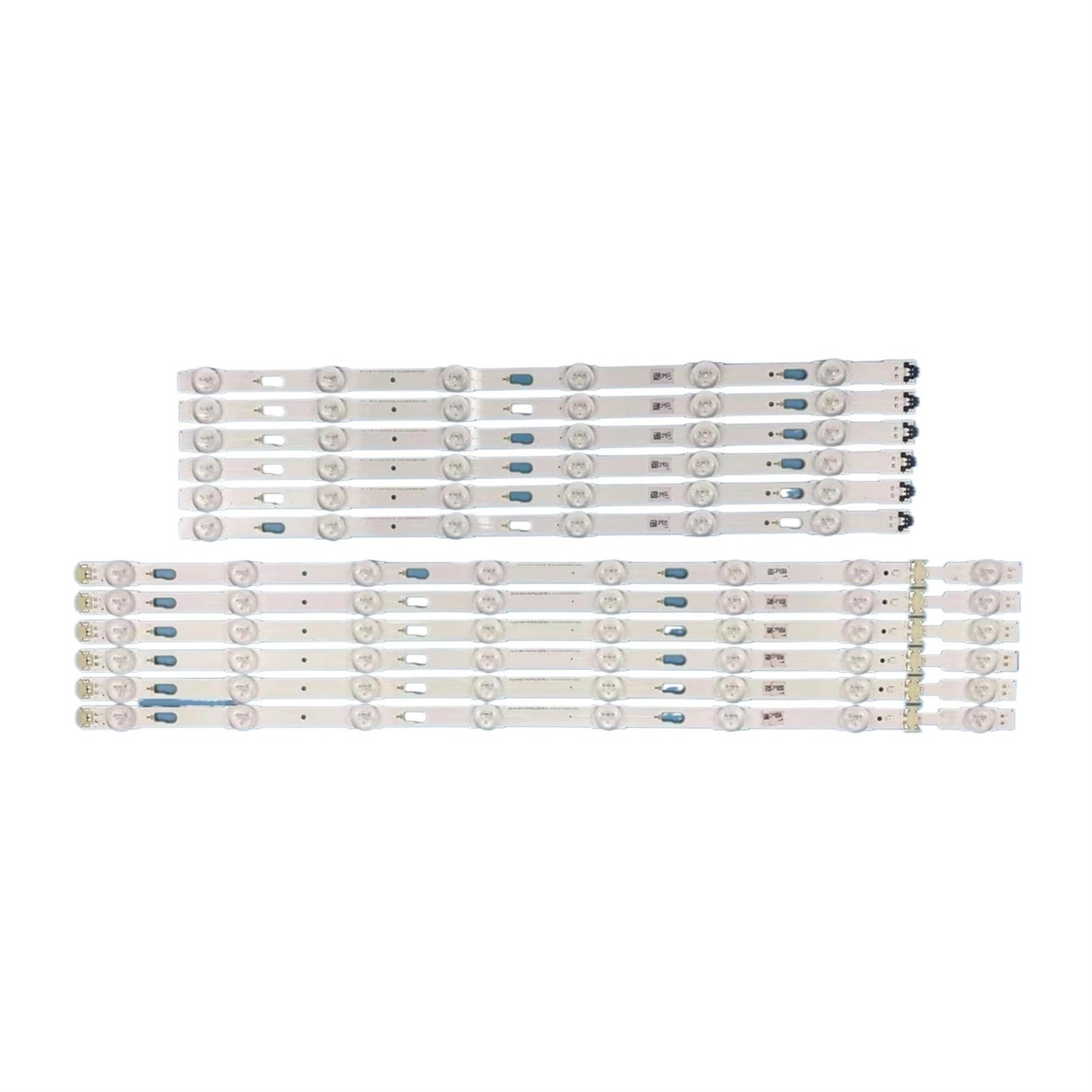 Striscia di retroilluminazione a LED 12pc adatta Fit For Samsung 55 "UE55KU6020K UE55KU6020U UE55KU6020W UE55KU6050K UE55KU6070U UE55KU6072U UE55KU6075U