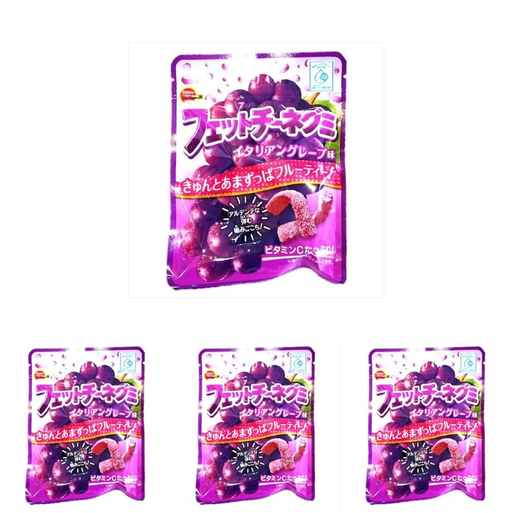 ブルボン フェットチーネグミイタリアングレープ味 50g