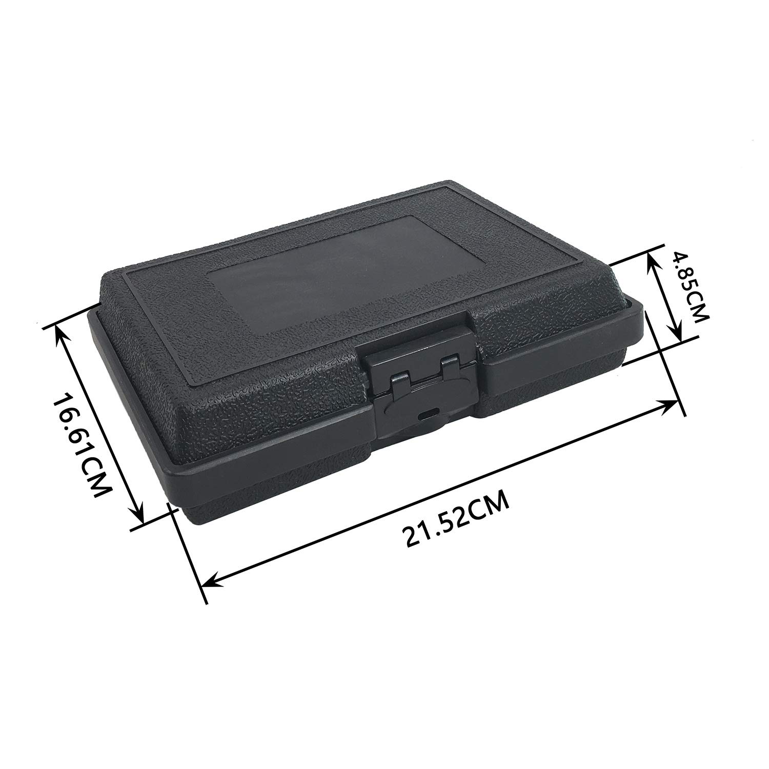Yctze 6 szt. Zestaw Kluczy Nasadowych do Wtrysku Paliwa 1/2 "DR 12 14 16 17 18 19 Mm Otwarte Nasadki do Dokręcania Nakrętek i śrub w Ograniczonych Przestrzeniach z Solidnym Schowkiem