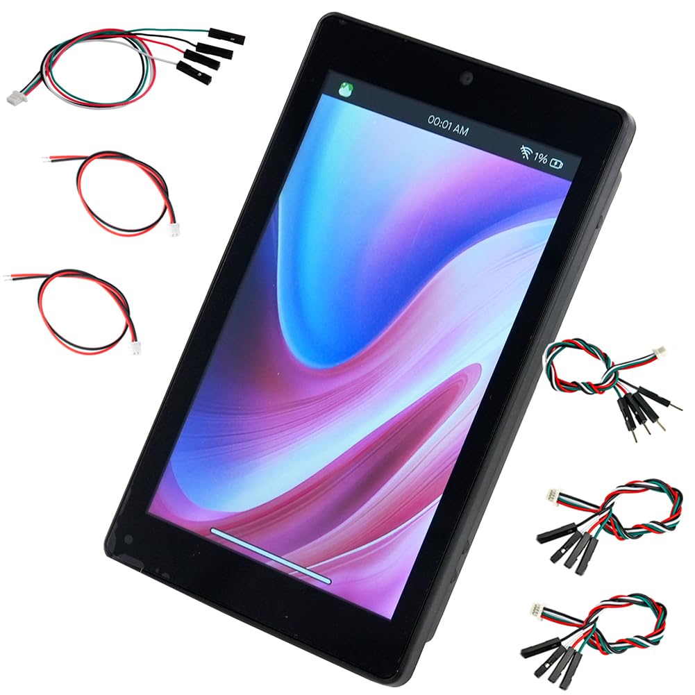 DIYmalls Pantalla ESP32-P4 de 4.3 pulgadas JC4880P443C_I_W_Y Pantalla táctil capacitiva 800x480 IPS TFT LCD Módulo ESP32P4 Placa de desarrollo ESP32-C6 para Arduino IDE
