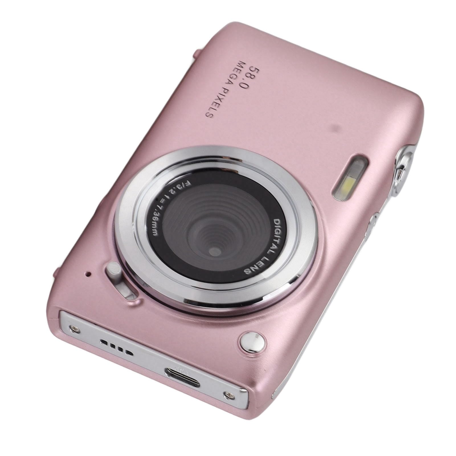 CÁMARA Digital para Adolescentes 4K HD para VLOGGING DE FOTOGRAFÍA DE Viajes (Pink)
