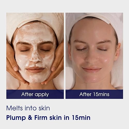 Miniatura 6 de Pier Auge - Máscaras faciales  Máscara facial Douce Aura  Mascarilla nocturna para piel brillante de cristal, resplandor e hidratante, reafirmante e