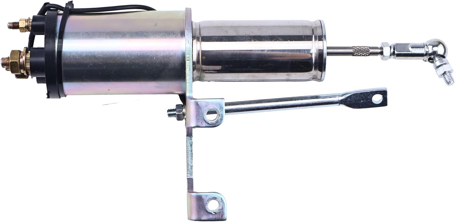 Left Stop Solenoid Valve A044F796 Compatible with Cummins Onan Generator X Series X2.5-G2, 4BT 6BT, 12V