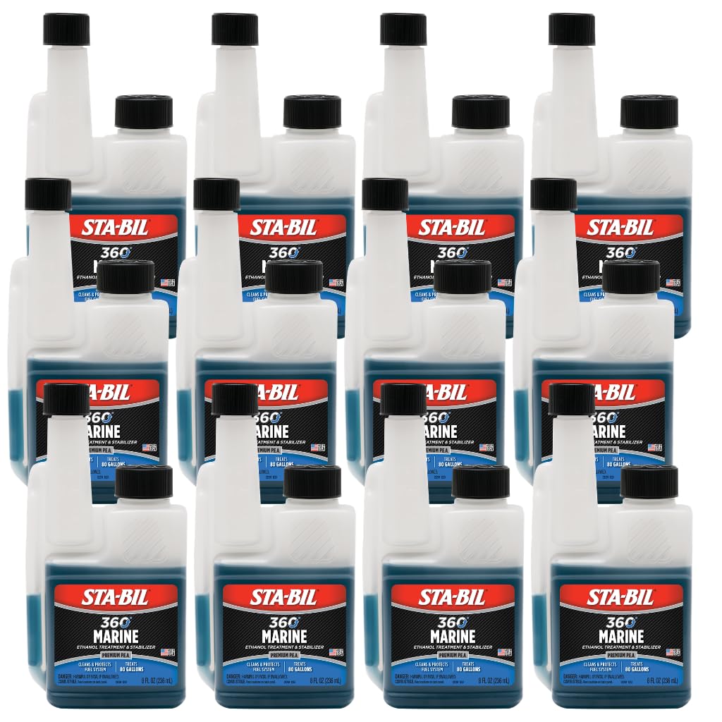 STA-BIL 360 Marine Fuel System Treatment, 8 oz 12-Pack