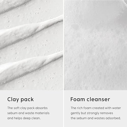 Miniatura 3 de THANKYOU FARMER Rice Pure - Máscara de arcilla coreana 2 en 1 para limpiador de espuma, 5.27 onzas líquidas, elimina el exceso de aceite, elimina