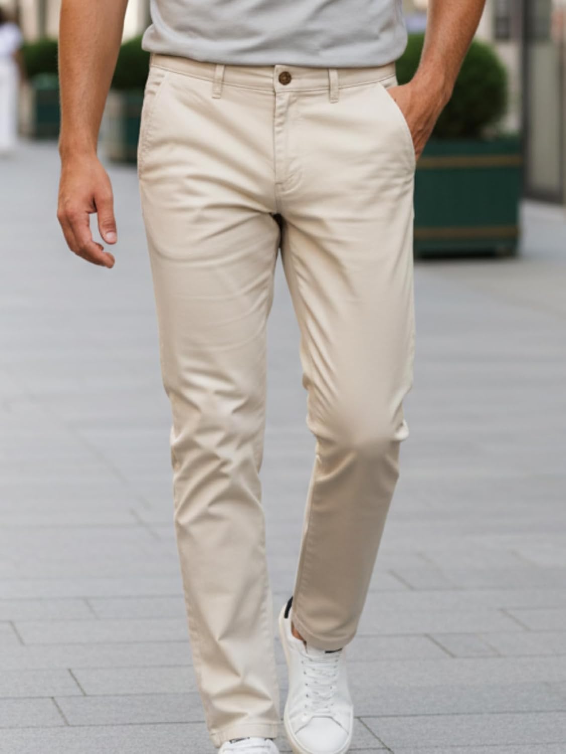 Calça Sarja Masculina Slim Fit Esporte Fino com Elastano Confortável Calça Sarja Masculina Slim Fit Esporte Fino com Elastano Confortável