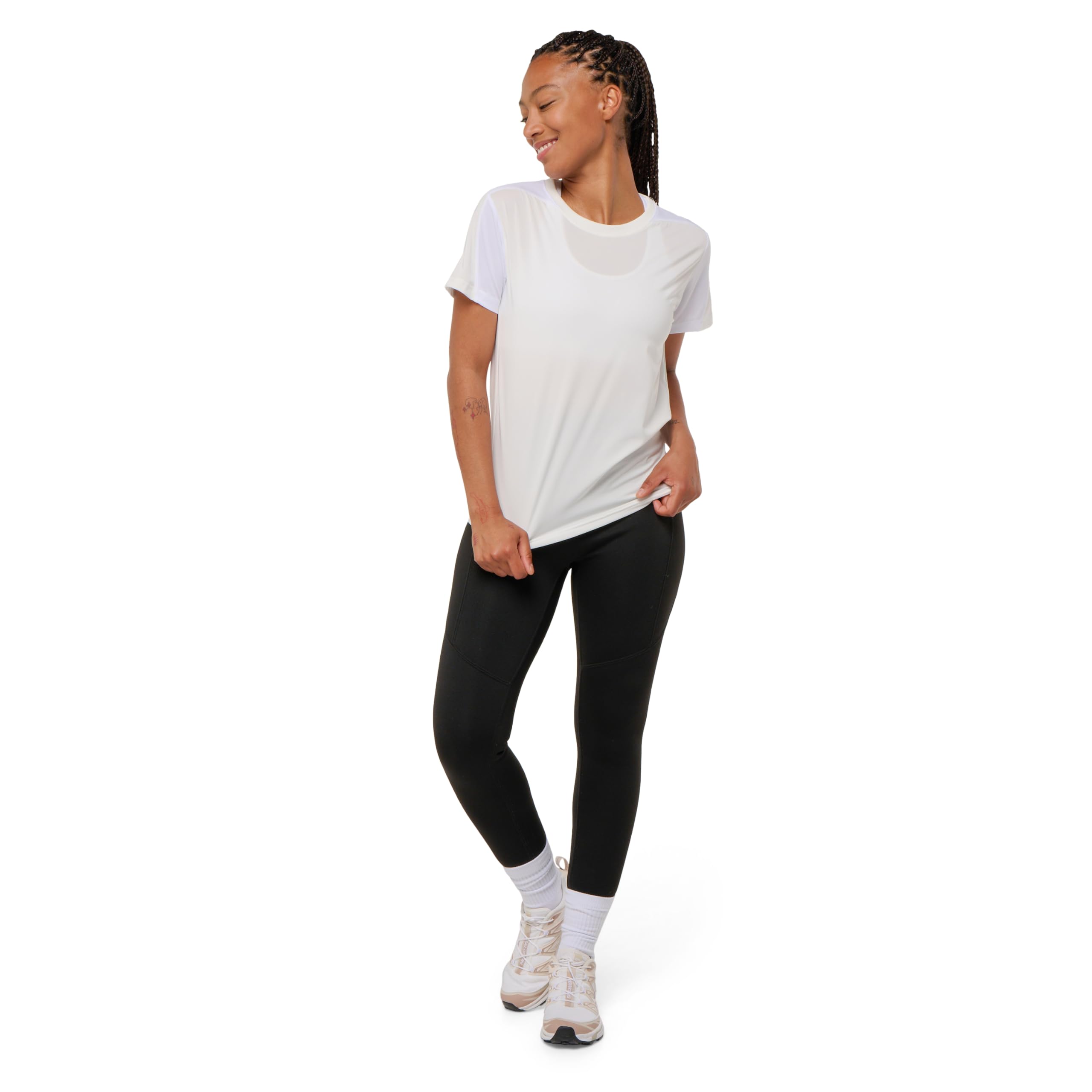 G-HEAT - T-Shirt Sport Femme à Manches Courtes Anti-UV | Protection Solaire UPF50+ | Ultra-Léger, Respirant, Rafraîchissant