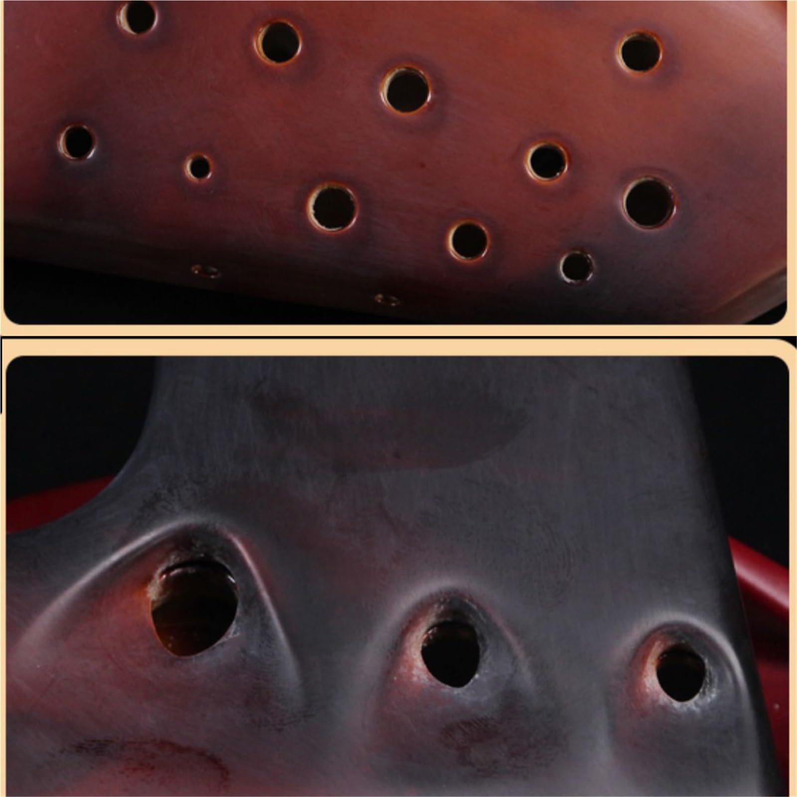 Ocarina Trzylampowa Alto G Smoked Szeroka Gama Alto G Professional Ocarina Na Poziomie Wydajności