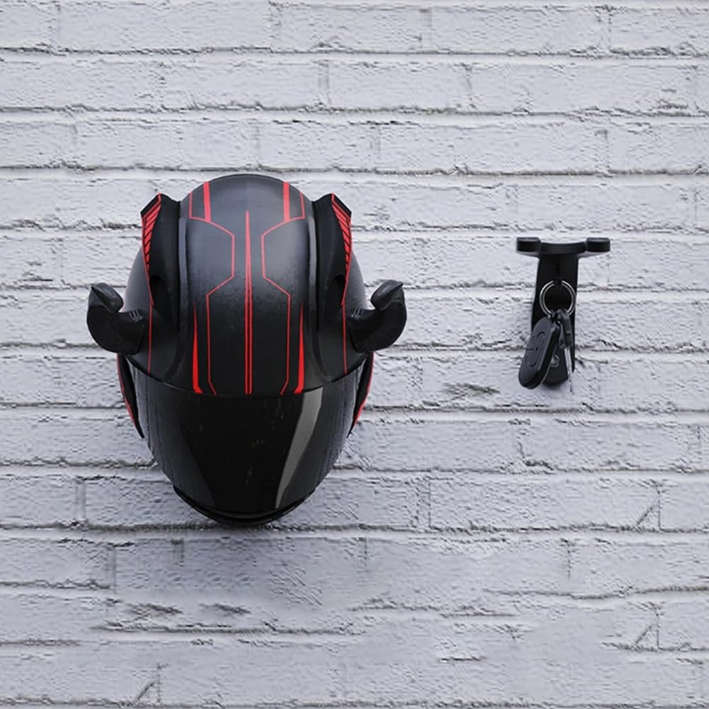 Helmhalterung Wand 10-1 PCS Motorradhelm-Hakenständer Mehrzweck-Hakenaufhänger Home Gepäckjackenhalter Küchenschrank Regal Wandhalterung Haken