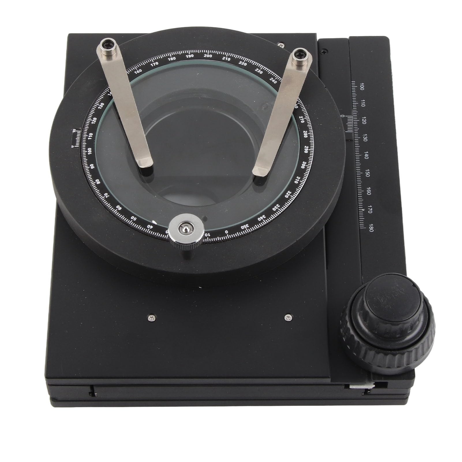 YWBL-WH XY Platform Precise Moving Stereo Microscope Micrometer Platform 3.7in Lens for Industrial Cameras, Microscope Accessories, Laboratory Supplies with Accurate Measurement, Alloy