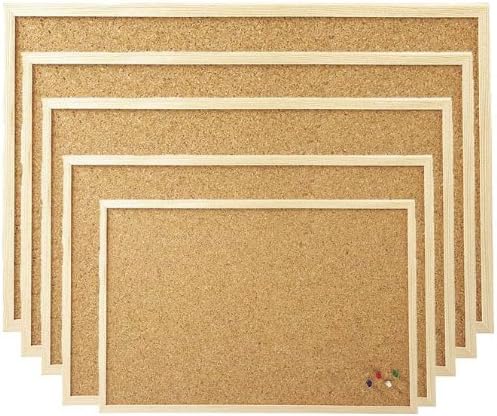 Cork Board Pinboard in 5 Different Sizes 120 cm x 80 cm 80 x 120 cm