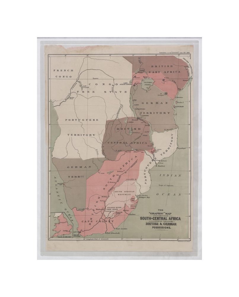 未開封 　イギリス　アンティーク　アフリカの地図 未開封 イギリス アンティーク アフリカの地図 地図