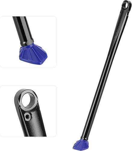 Miniatura 5 de Fydun - Soporte lateral para motocicleta, aleación de aluminio CNC, accesorio de motocicleta para Husqvarna FE 250 FE 350 TE 125 (C barra negra con