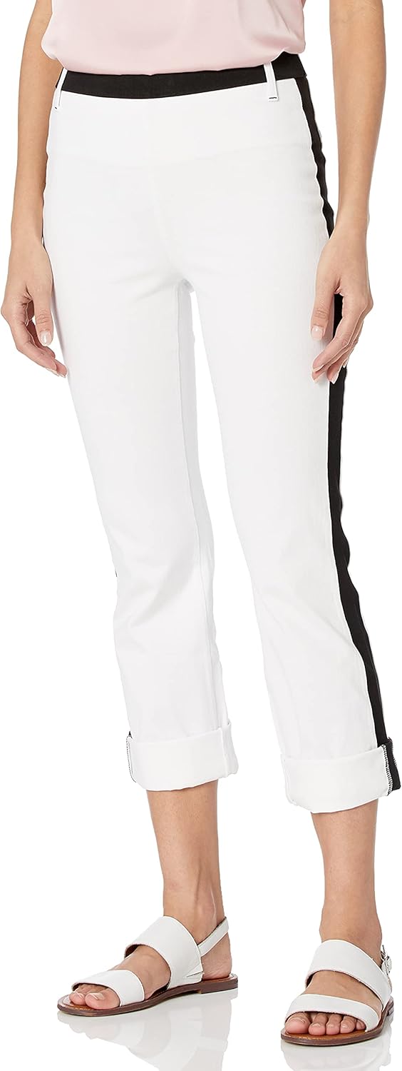 Lyssé Womens Cropped Boyfriend Denim