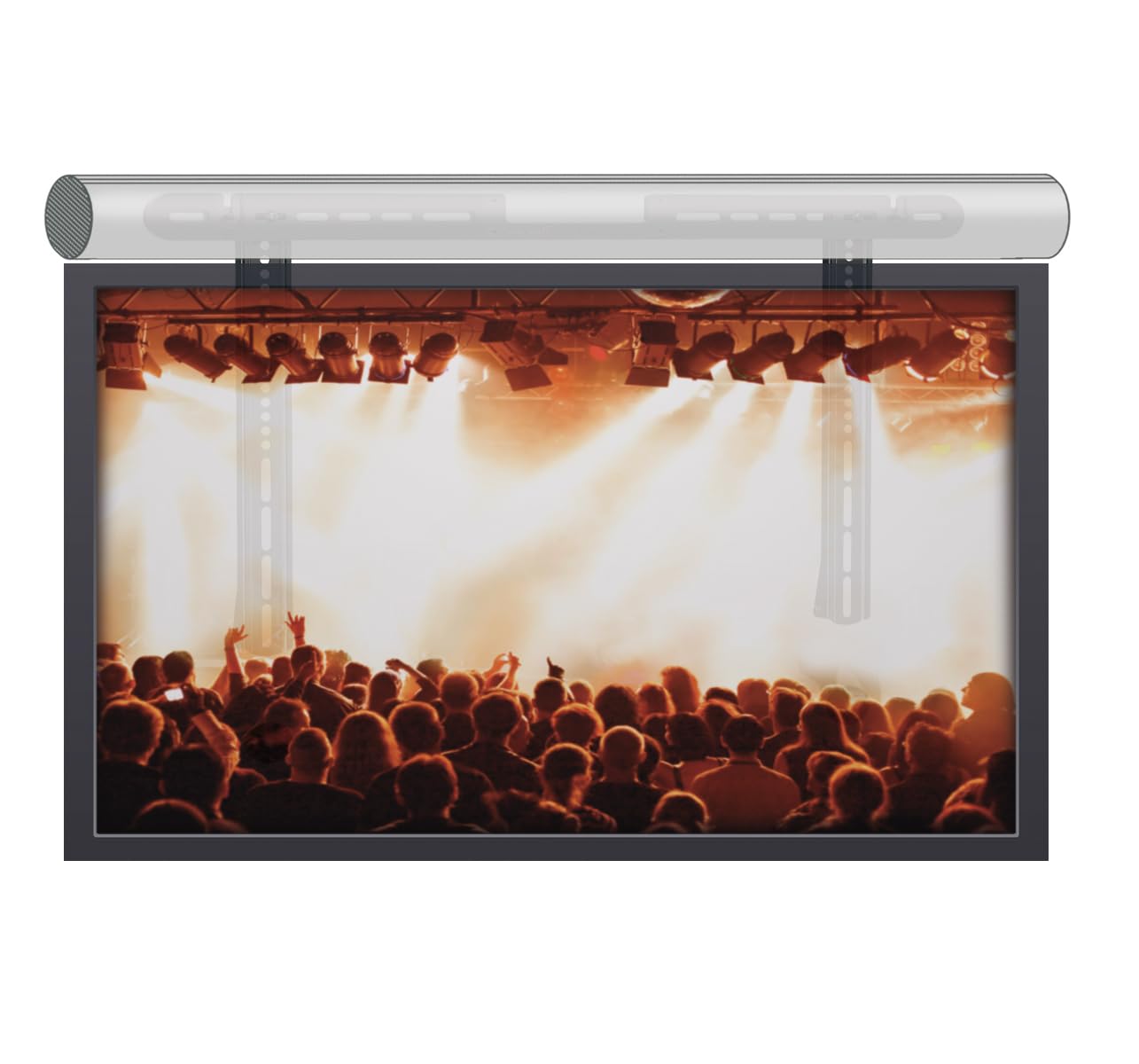 My Wall TV Soundbar uchwyt do SONOS Arc HS9L – stabilny uchwyt głośnikowy do mocowania na uchwytach TV – obciążenie do 10 kg