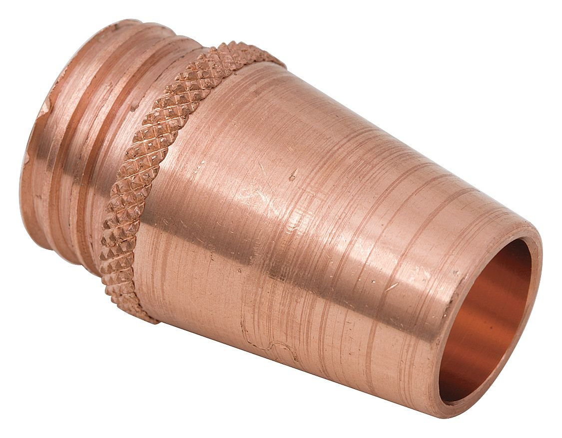 Nozzle, Copper, Tweco, Coarse Threaded, PK2
