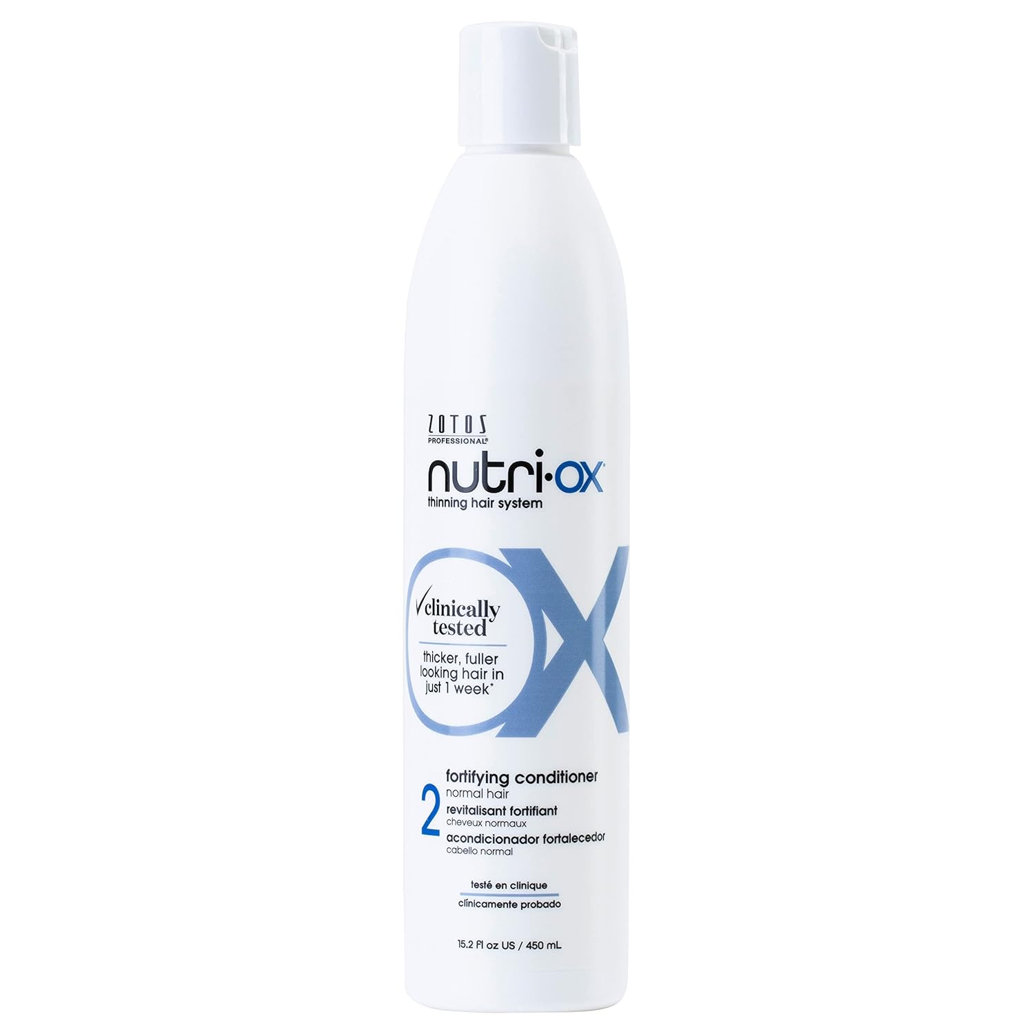 NUTRI-OX Fortifying Conditioner Normal for Thinning Hair | Thicker, Fuller-Looking Hair | Clinically & Dermatologically Tested | Peppermint | Color-Safe NUTRI-OX Fortifying Conditioner Normal for Thinning Hair | Thicker, Fuller-Looking Hair | Clinically & Dermatologically Tested | Peppermint | Color-Safe