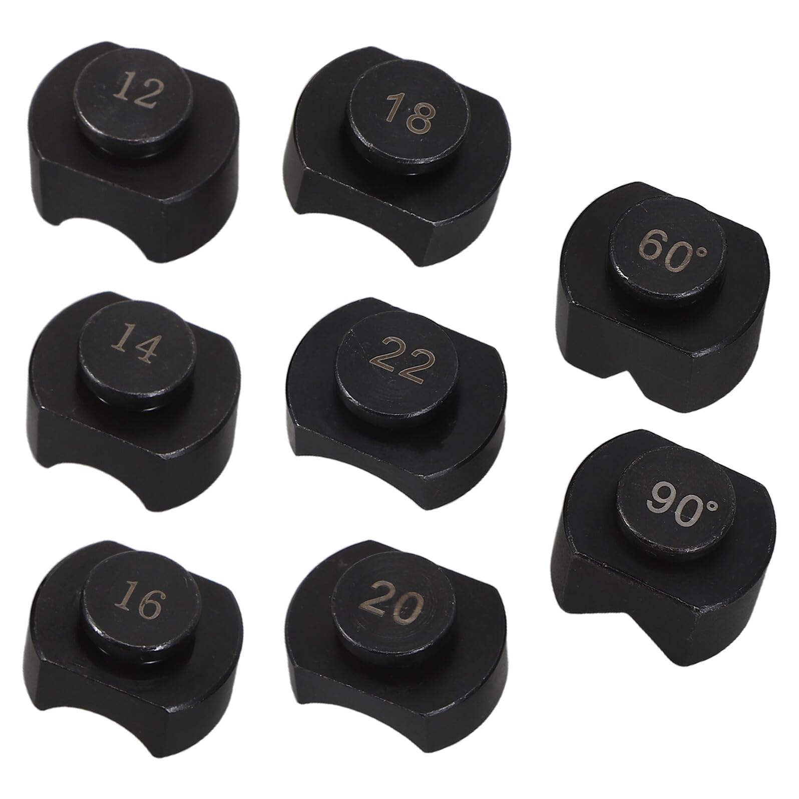 NUOBESTY 8pezzi Stampi per Piegatrice Gioielli Accessorio Piegatrice Anelli Utensile Creazione Anelli Fai da Te Parti Utensili Piegatura Progetti Artigianali