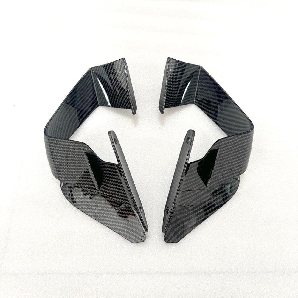 Winglet Kit for S1000RR Compatible with 2019 2020 2021 2022 Models Fixed Wing Accessory for S1000RR Motorcycles(Forged Carbon Paint)