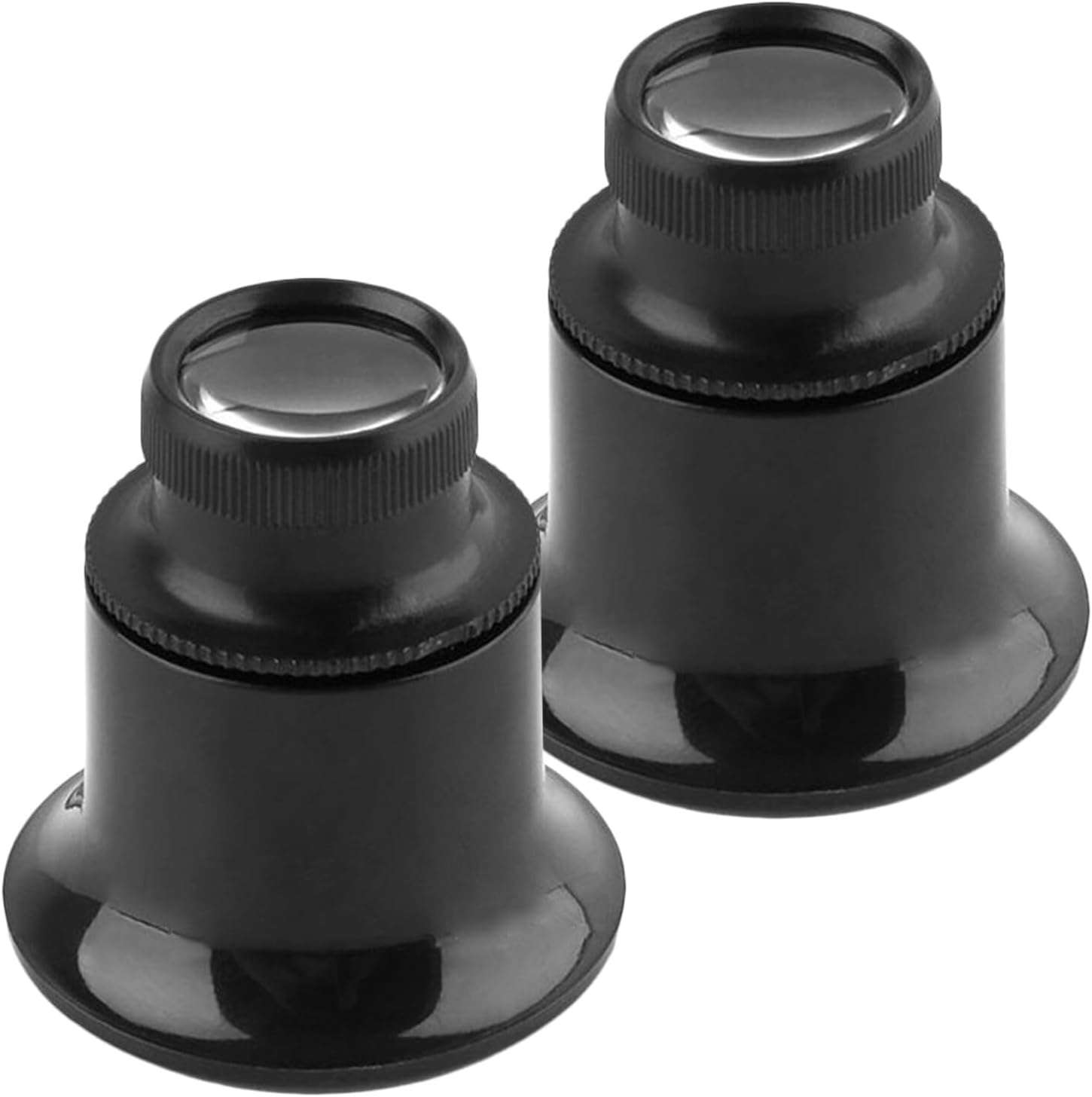 2pcs 20x Monocular Loupe Magnifier Portable Jewelry Loupe Optical Lens for Watchmakers and Jewelers Jewelry Repair Tools with Dome Lens for Detailed Craft Inspection
