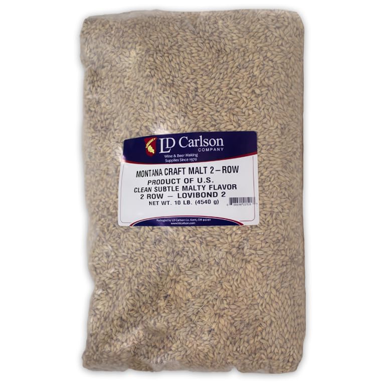 10LB MONTANA Craft Malt 2-ROW MCM BASE MALT Uncrushed A Brewers Classic Lightly Kilned Malted Barley 1520B