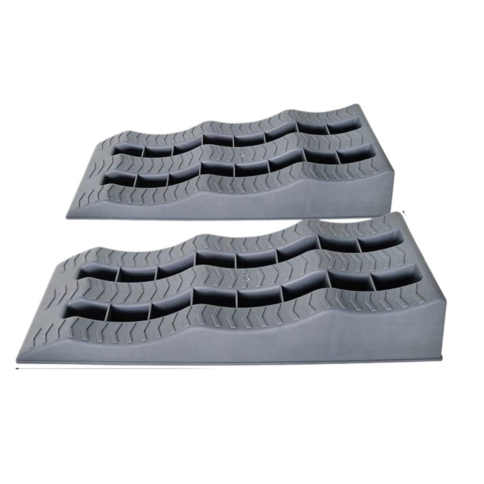 Calza Rueda Para Autocaravana Calzos for ruedas de alta resistencia, 2 uds., bloques nivelación for caravanas, niveladores remolque ligeros for coche, camión, RV, estacionamiento viaje(Light grey)