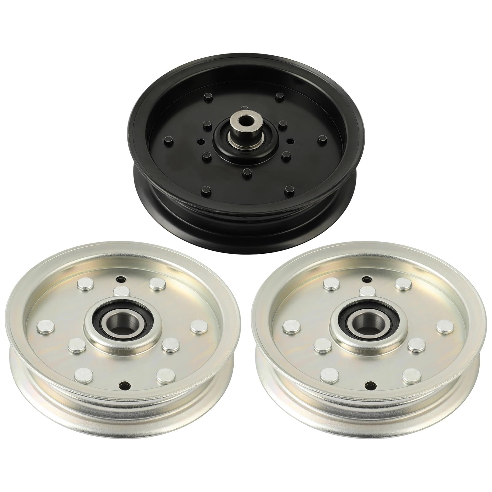 ROADFAR Kosiarka V-Belt Pulley 3 szt. 106.7 cm 116.8 cm 127 cm 137.2 cm pasuje do Cub Cadet/MTD/Troy Bilt 756-04511B, dla Cub Cadet/MTD/Troy Bilt 756-05042