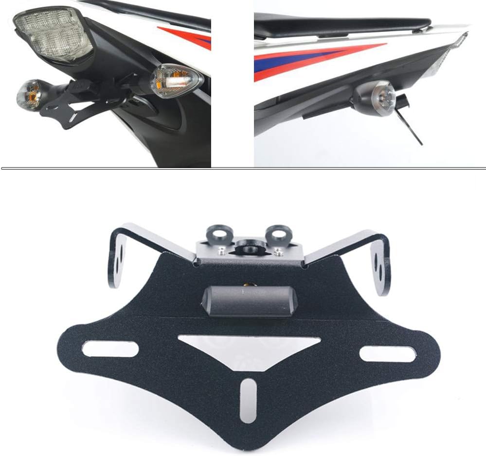 License Plate Holder Motorcycle Accessories Tail Tidy Fender Eliminator License Plate Bracket Compatible With CBR1000RR 2012-2016 CBR1000RR SP 2014-2016 CBR1000RR Fireblade 2012-2016