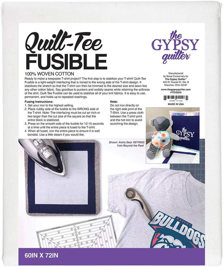 Gypsy Quilter Quilt-Tee Fusible 60in x 72in