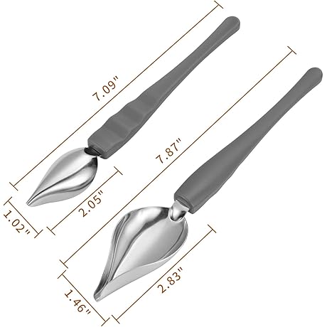 Precision Culinary Drawing Spoon Set, Double-ended Chocolate Drizzle Tools