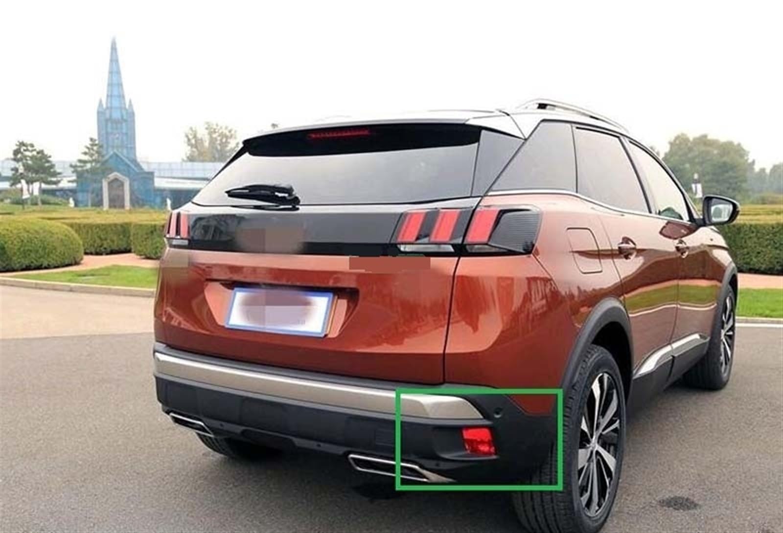 2 szt., dla Peugeota, 3008 GT 2016 2017 Stylizacja