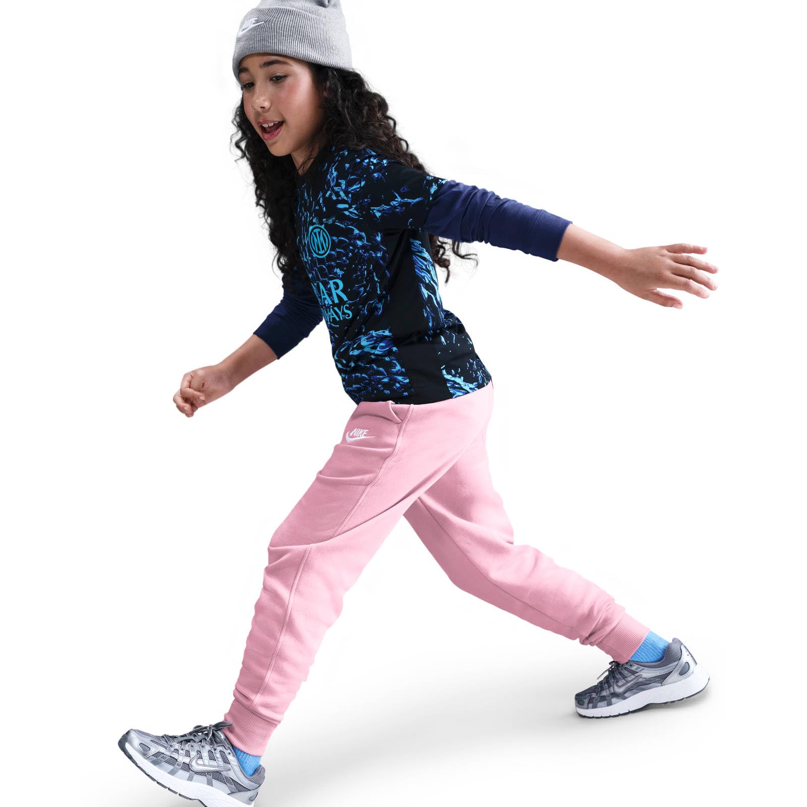Nike Sportswear Club Fleece Passgenaue Hose mit hohem Taillenbund für ältere Kinder (Mädchen), FD2921
