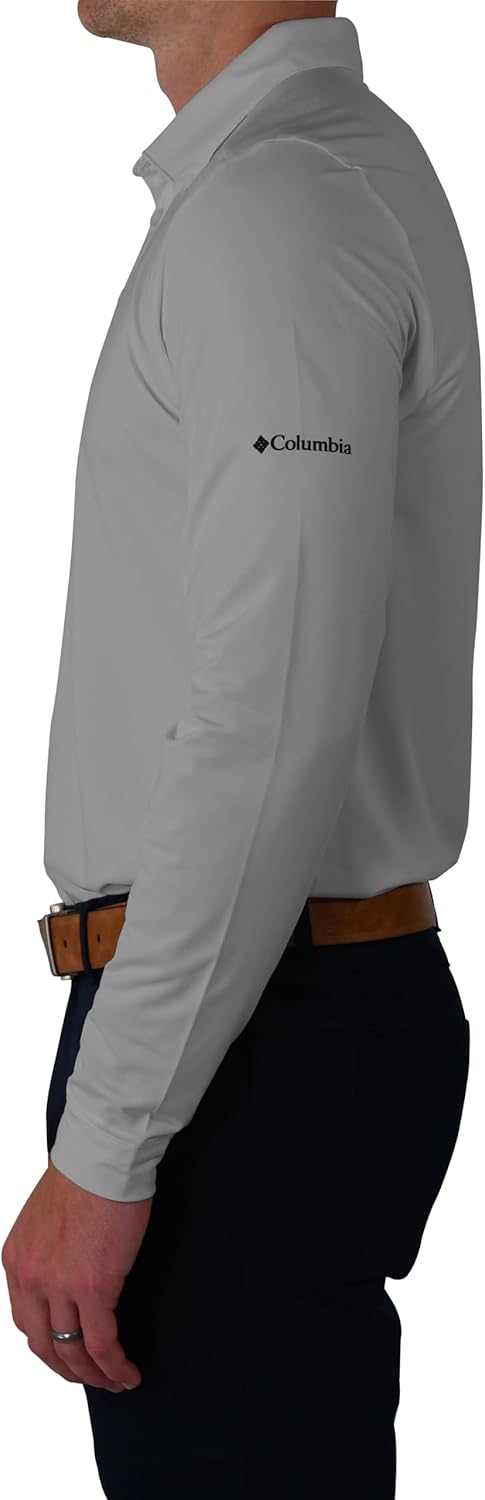 Columbia Omni-Wick Pin High Long Sleeve Polo