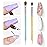 Beetles Nail Art Clean Up Brushes, 2 PCS Nail Brush with Dotting Tool for Cleaning, Size16+Size 6 Nail Art Design Acrylic Nail Brush design French Tips Tool Nail Brushes For Nail Art Manicure