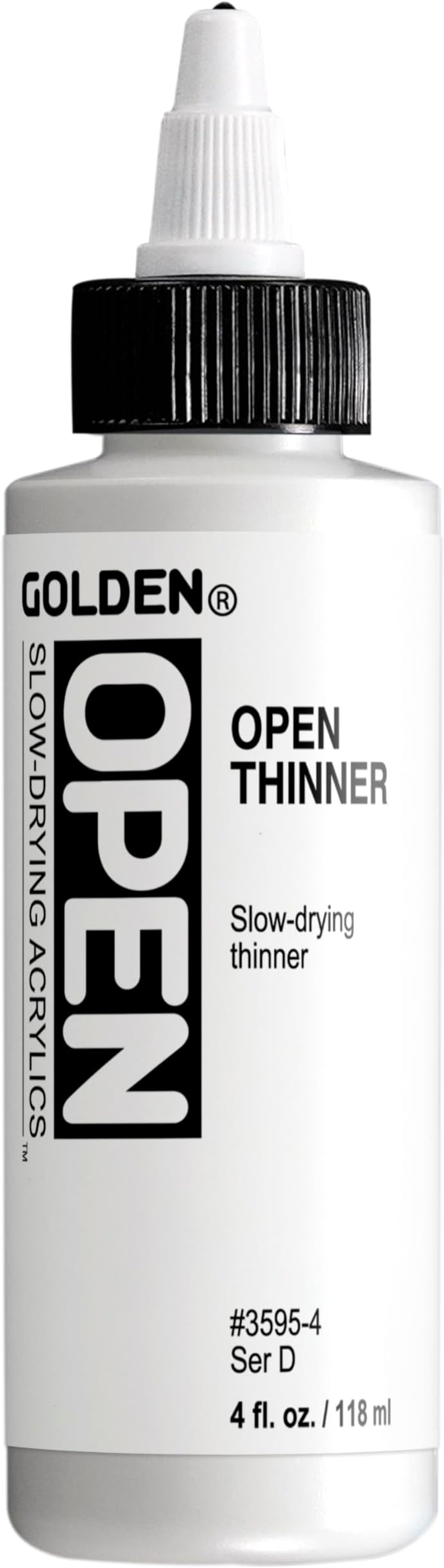 - OPEN Slow-Drying Acrylics, Thinner, 4 fl oz.