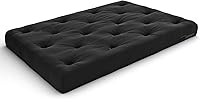 Vista 13 de Nirvana Futons Colchón de futón completo cómodo de 6 pulgadas, caramelo de microfibra - Fabricado en Estados Unidos
