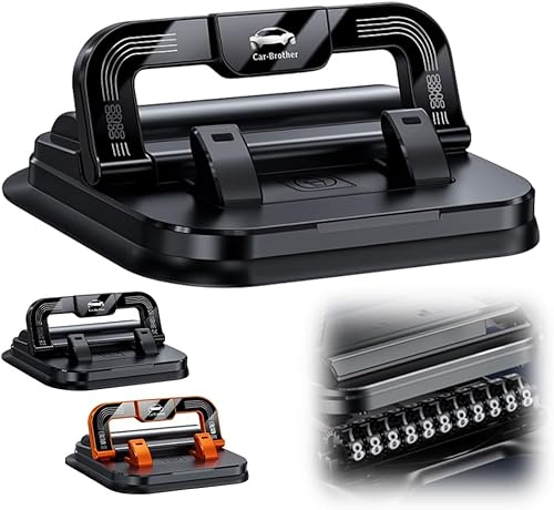 Car Phone Holder 360 Degree Rotation, Suitable for Car Navigation In-car Dashboard, 360 Rotating Foldable Phone Holder, Universal Compatibility with