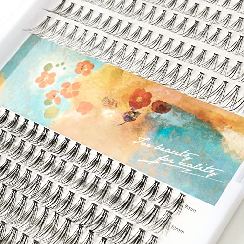 Lankiz Cluster Lashes - 200 Pcs Individual Diy Eyelash Extension Wispy Wisps At Home - Featherlight Synthetic Reusable Artificial Eyelashes Multipack- Soft False Eyelash Natural Look (10D+20D,9-14Mm) #TOP1