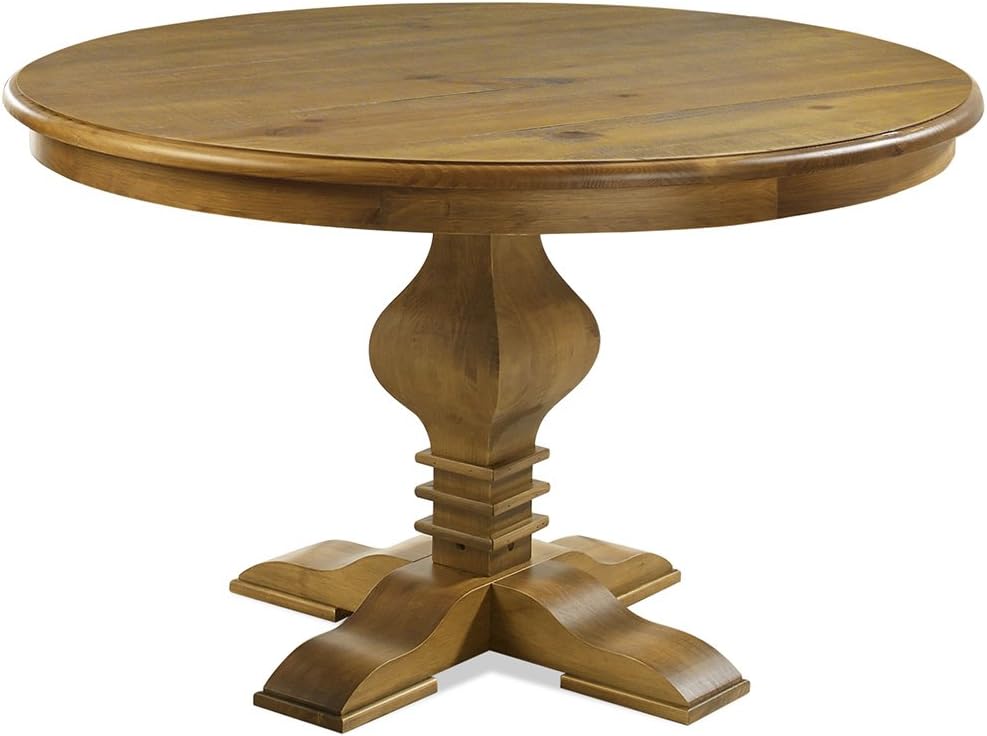 Tower 47" Round Dining Table - Oak